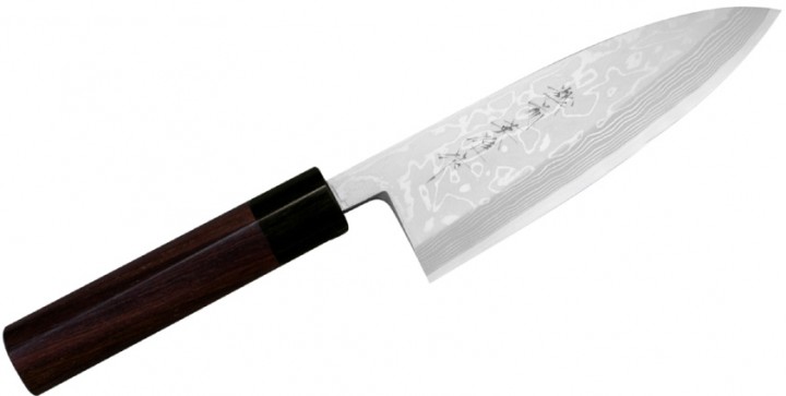 JAPOŃSKIE NOŻE Hideo Kitaoka Shirogami Satin Nóż Deba 16,5cm CN-2203