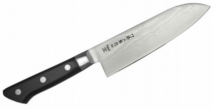 JAPOŃSKIE NOŻE Tojiro DP37 Nóż Santoku 17cm F-659