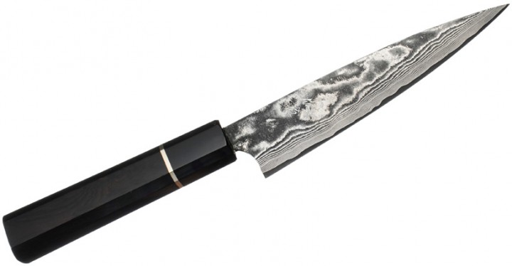 JAPOŃSKIE NOŻE RĘCZNIE KUTE Takeshi Saji EBH Nóż uniwersalny 15 cm VG-10 H-V10D-PE-150EBH