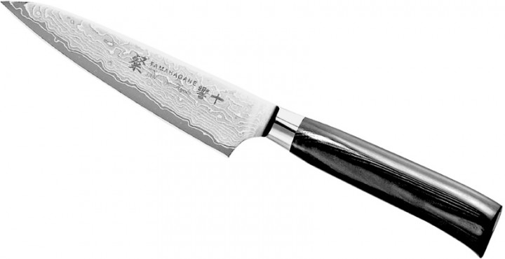 JAPOŃSKIE NOŻE RĘCZNIE KUTE Tamahagane Kyoto VG-5 Nóż uniwersalny 12 cm SNK-1108